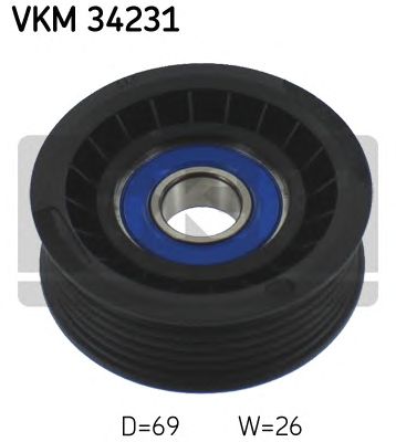 VKM 34231 SKF Ролик модуля натягувача ременя1